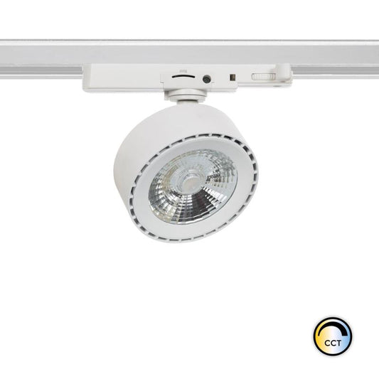 Spot LED sur Rail Triphasé 20W, IP20, UGR 16, Installation Facile