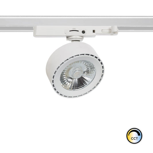 Spot LED sur Rail Triphasé 20W, IP20, UGR 16, Installation Facile