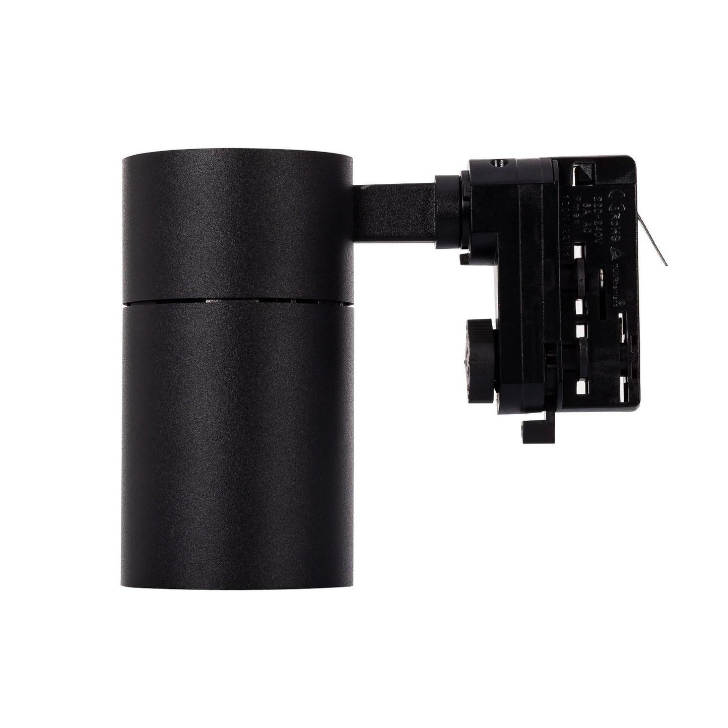 Spot LED sur Rail Triphasé 20W IP20 Orientable Noir