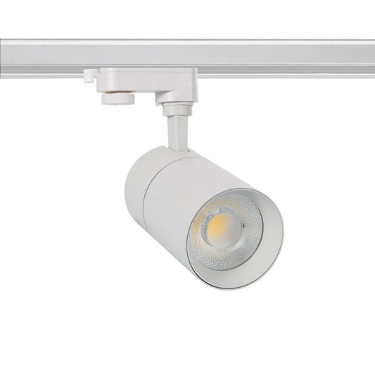 Spot LED sur Rail Triphasé 20W Dimmable, IP20, UGR 15