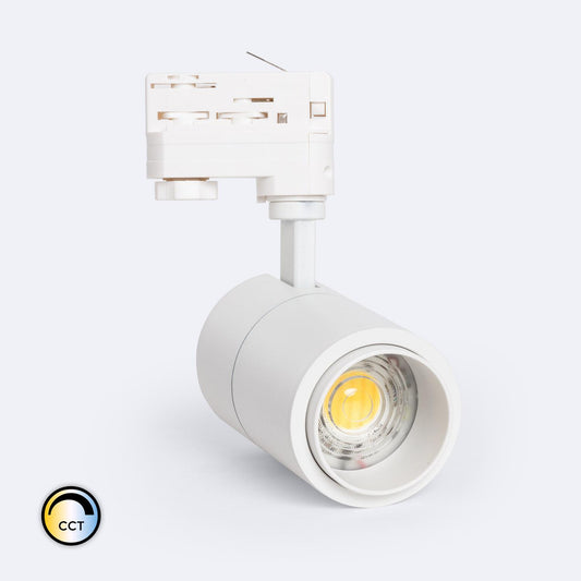 Spot LED sur Rail Triphasé 20W Dimmable, Angle Réglable 15-60º, IP20