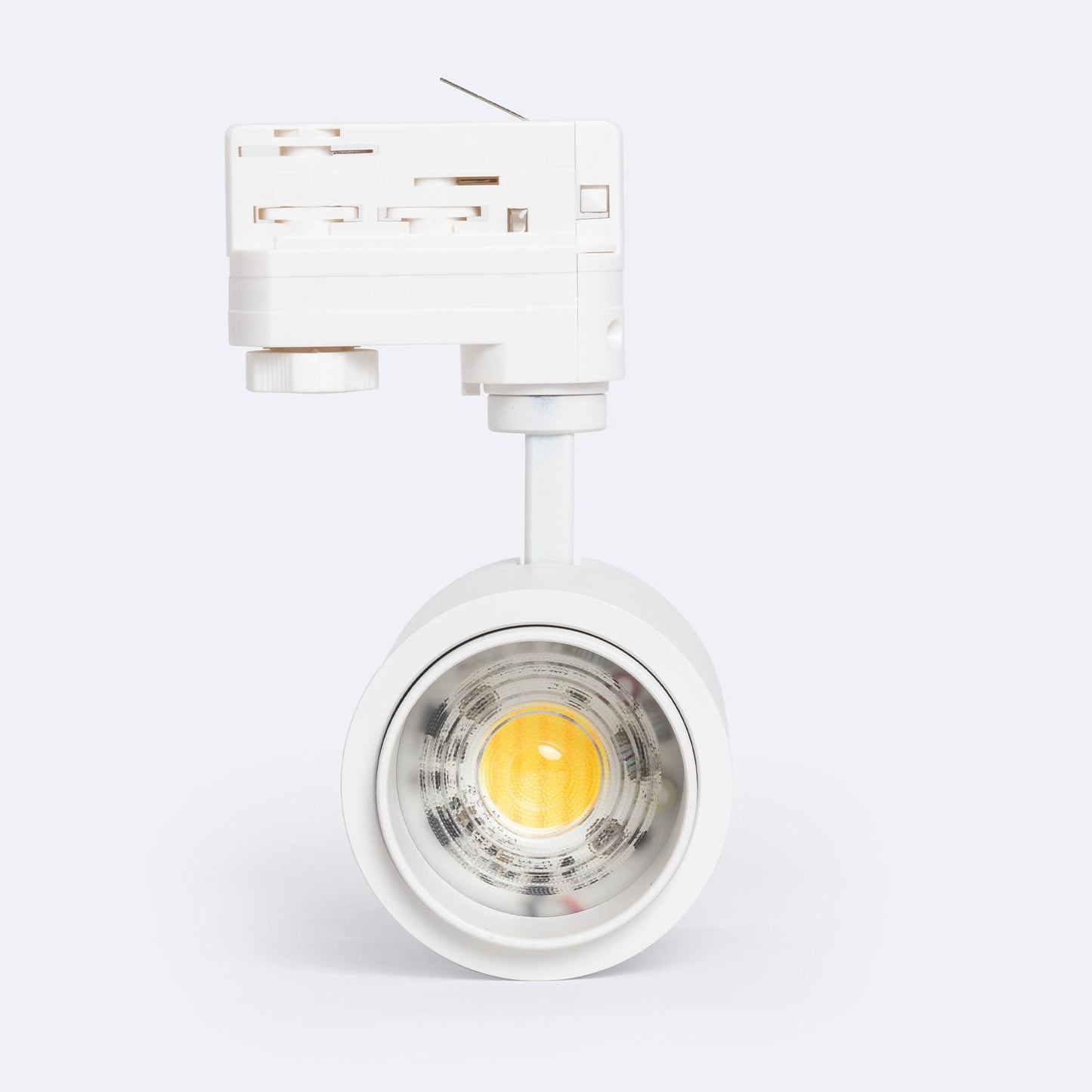 Spot LED sur Rail Triphasé 20W Dimmable, Angle Réglable 15-60º, IP20