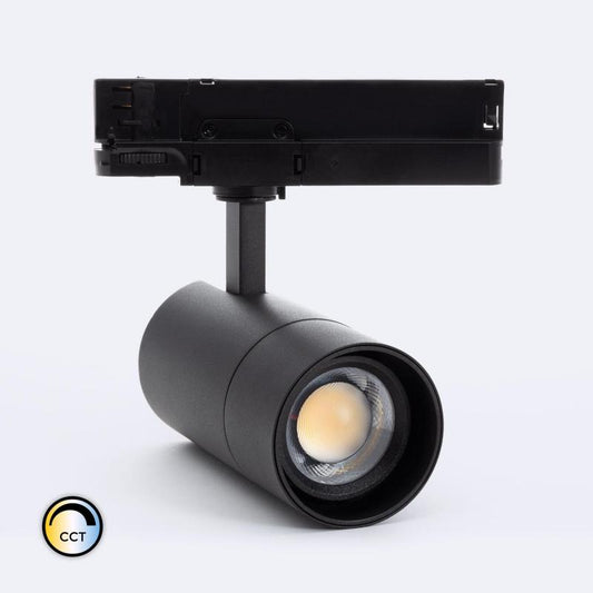 Spot LED sur Rail 20W, Angle Réglable 24-60º, IP20, Noir