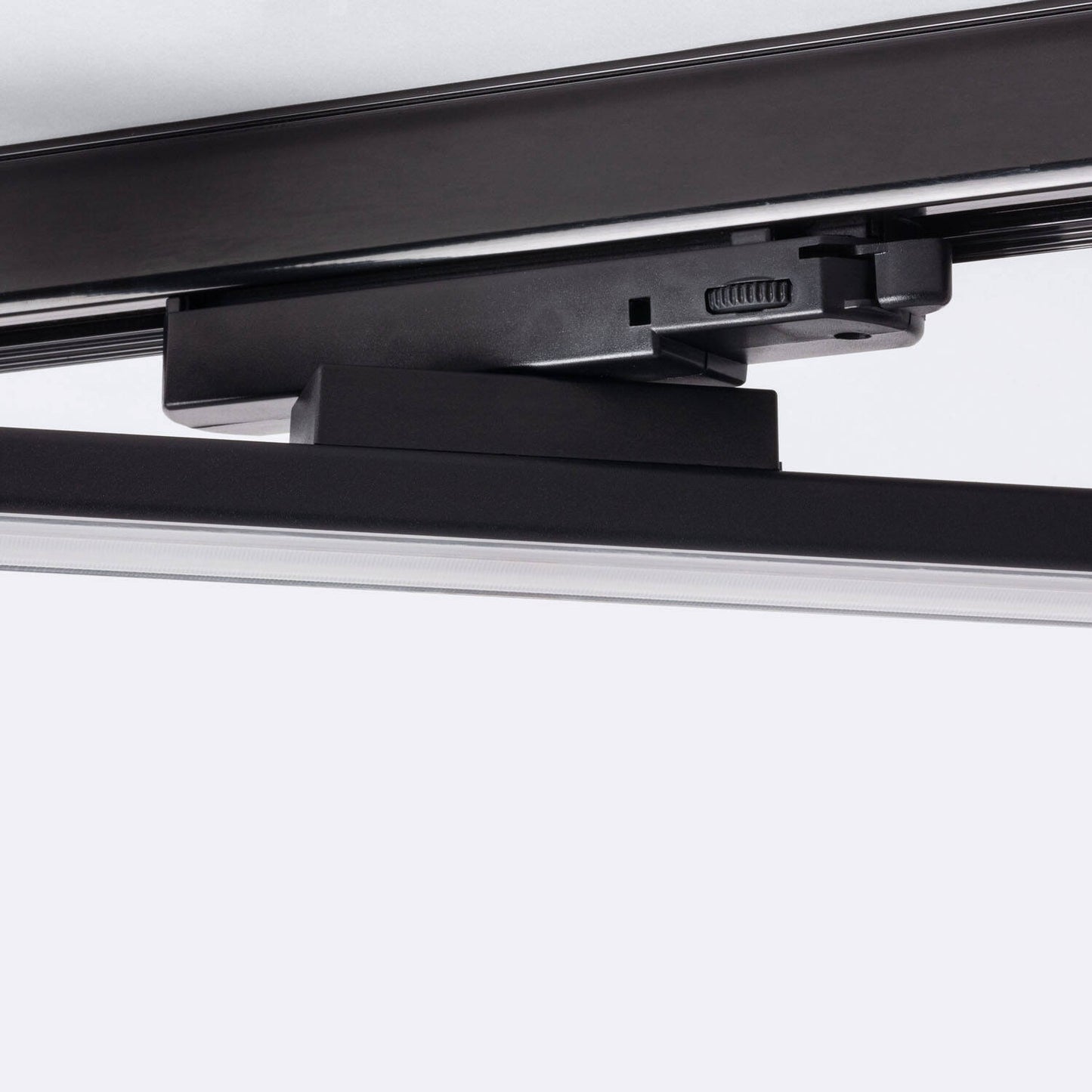 Spot LED sur Rail Triphasé 30W Dimmable, Double Optique Symétrique, IP20