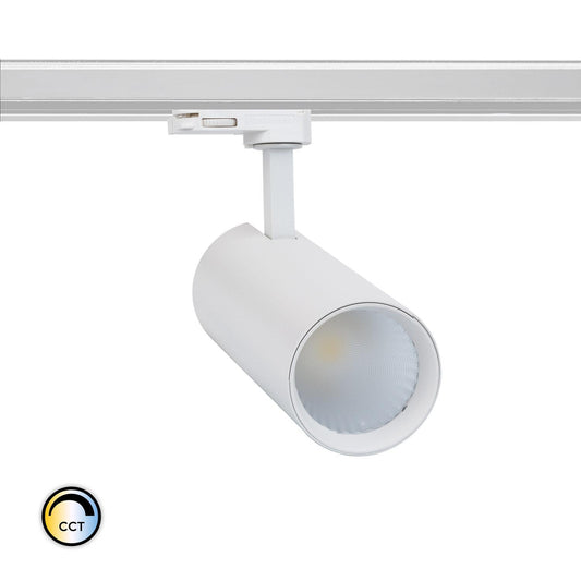 Spot LED sur Rail Triphasé 30W, IP20, 3000lm, Installation Facile
