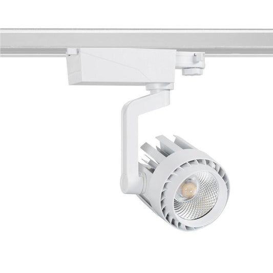 Spot LED sur Rail Triphasé 30W, 2400 lm, IP20, Installation Facile