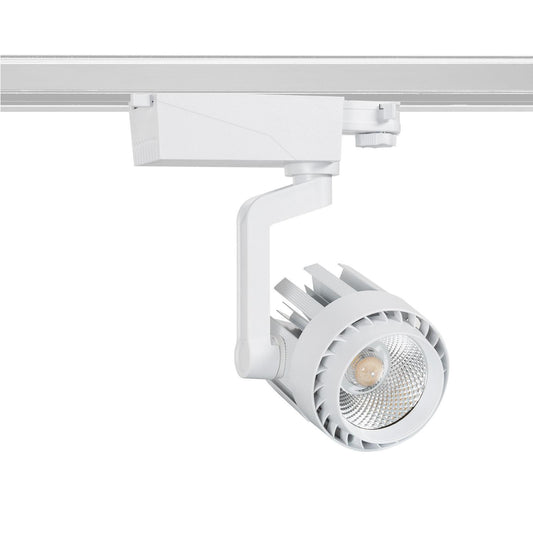 Spot LED sur Rail Triphasé 30W, 2400 lm, IP20, Installation Facile