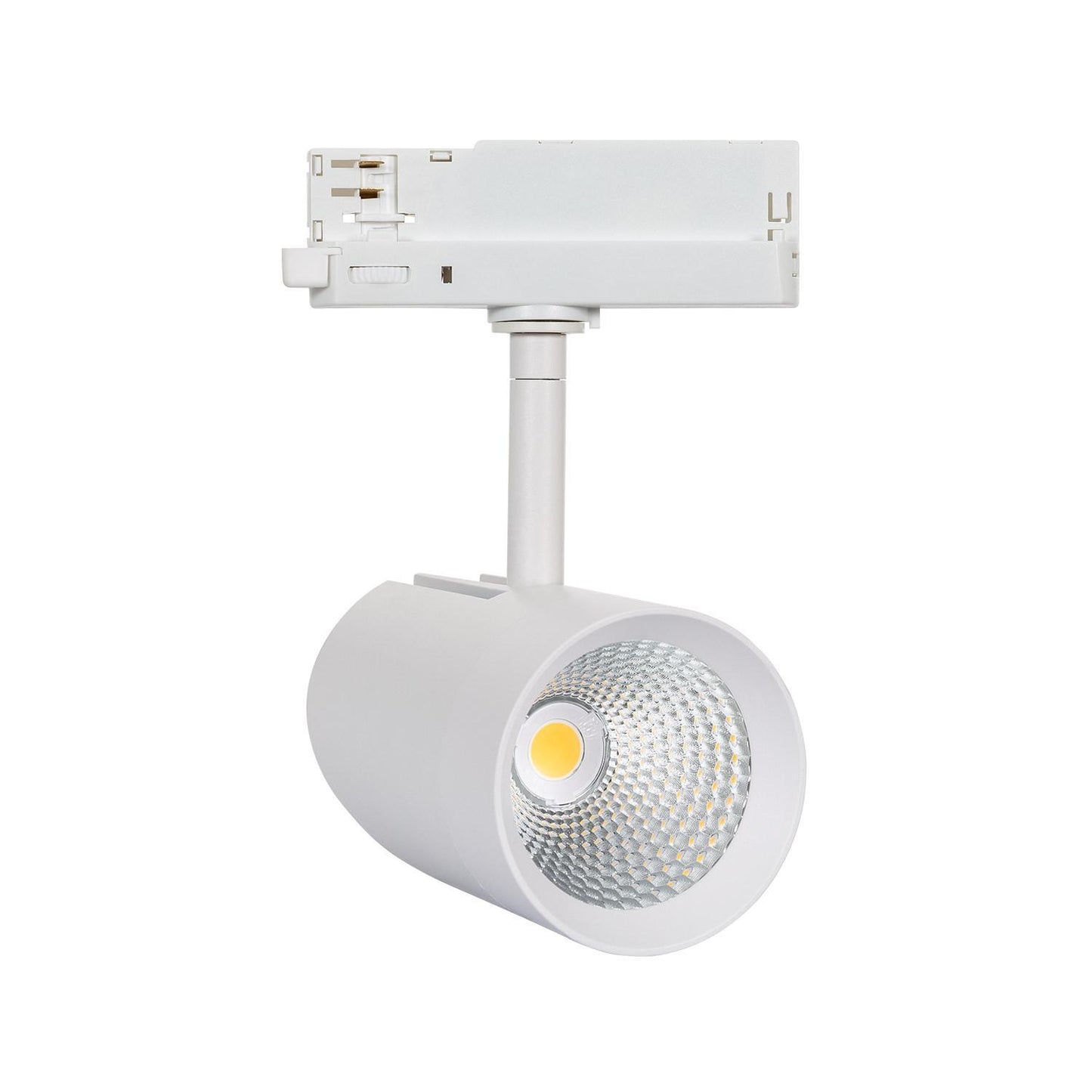 Spot LED sur Rail Triphasé 30W, IP20, Orientable, Blanc