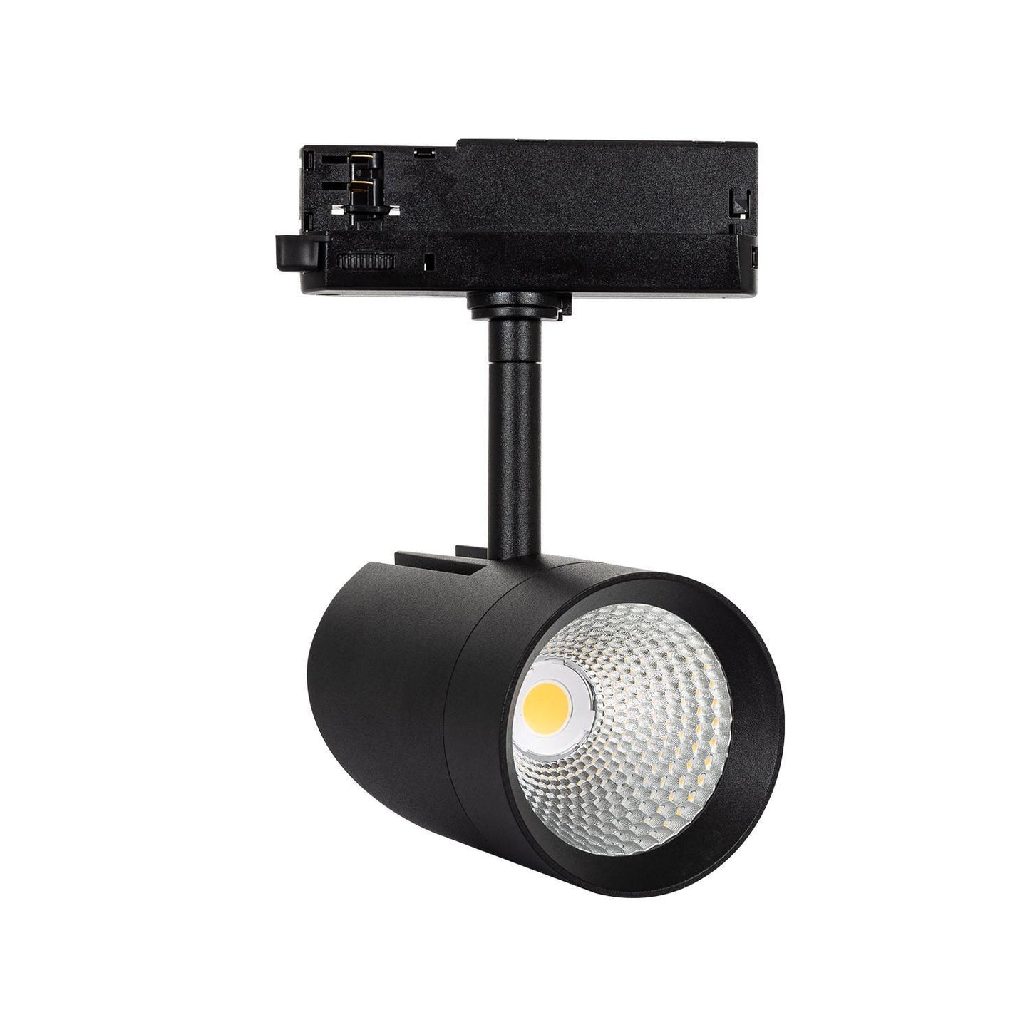Spot LED sur Rail Triphasé 30W, IP20, Orientable, Noir