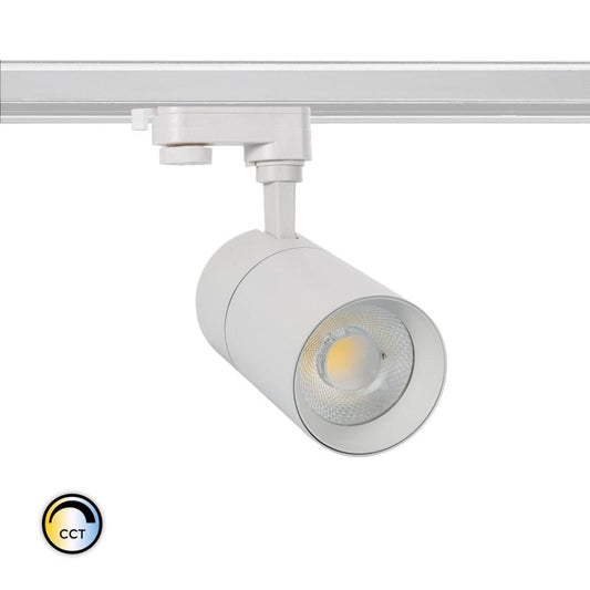 Spot LED sur Rail Triphasé 30W Dimmable IP20 3000 lm