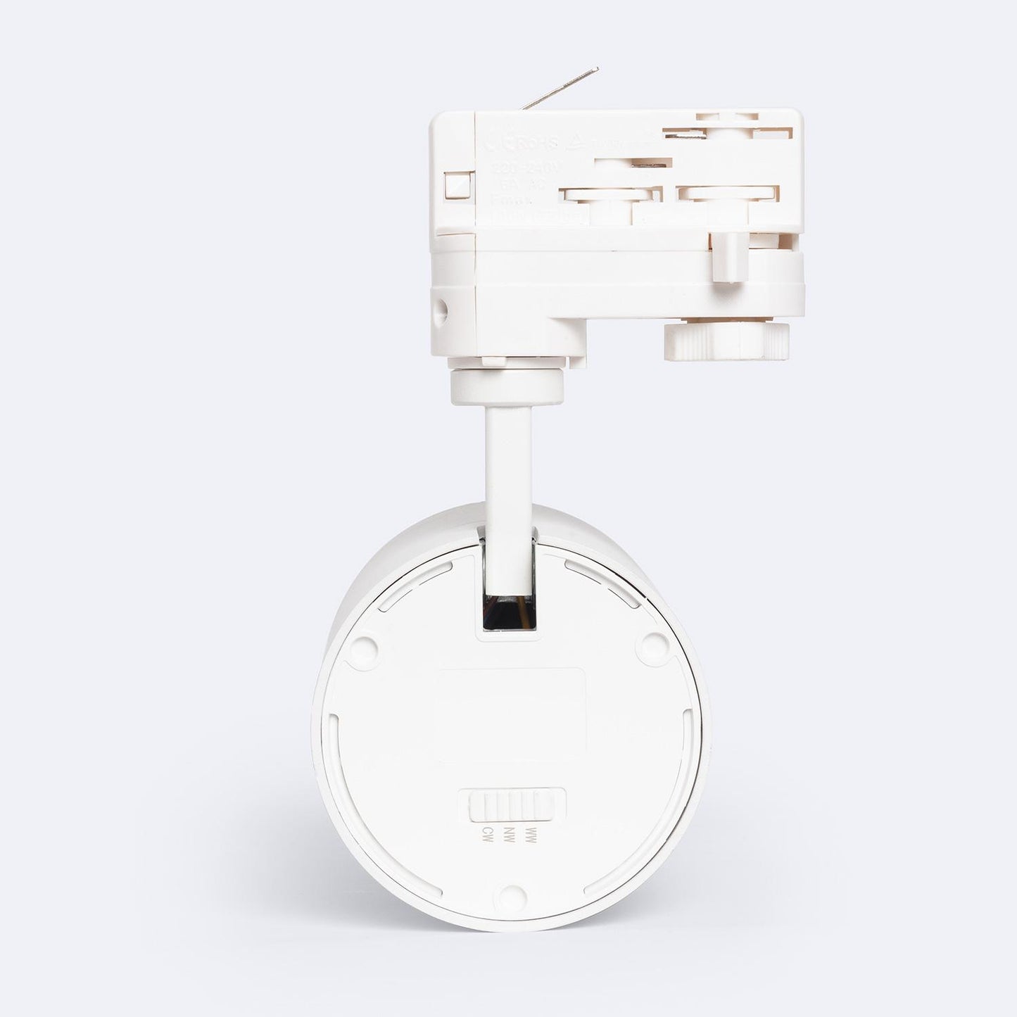 Spot LED sur Rail 30W Dimmable, Angle Réglable 15-60º, IP20