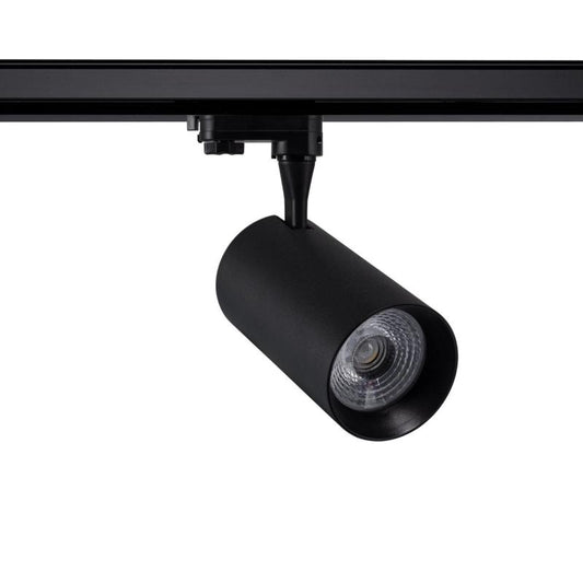Spot LED sur Rail Triphasé 30W IP20 Noir Orientable
