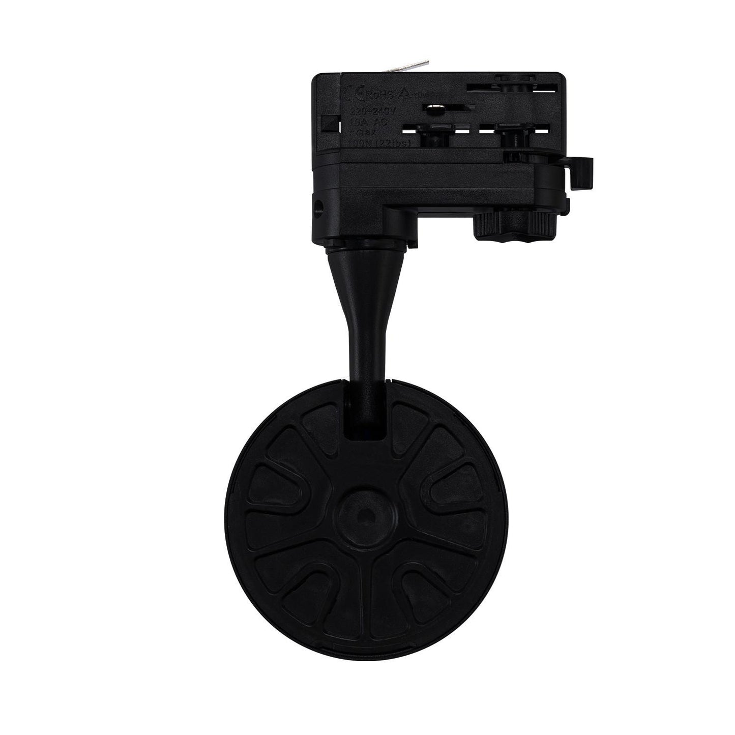 Spot LED sur Rail Triphasé 30W IP20 Noir Orientable