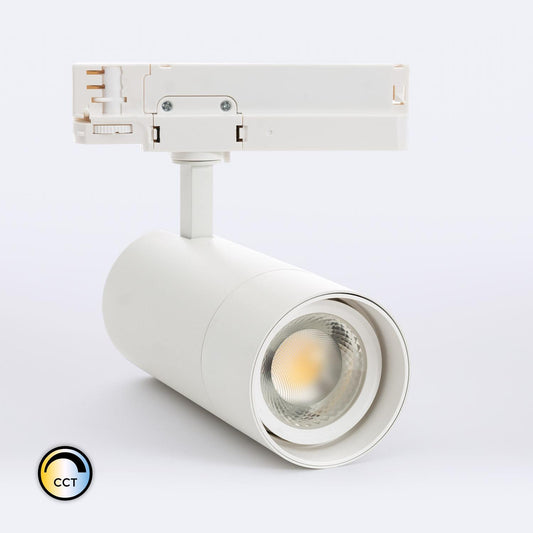 Spot LED sur Rail 30W Dimmable, Angle Ajustable 24-60º, IP20