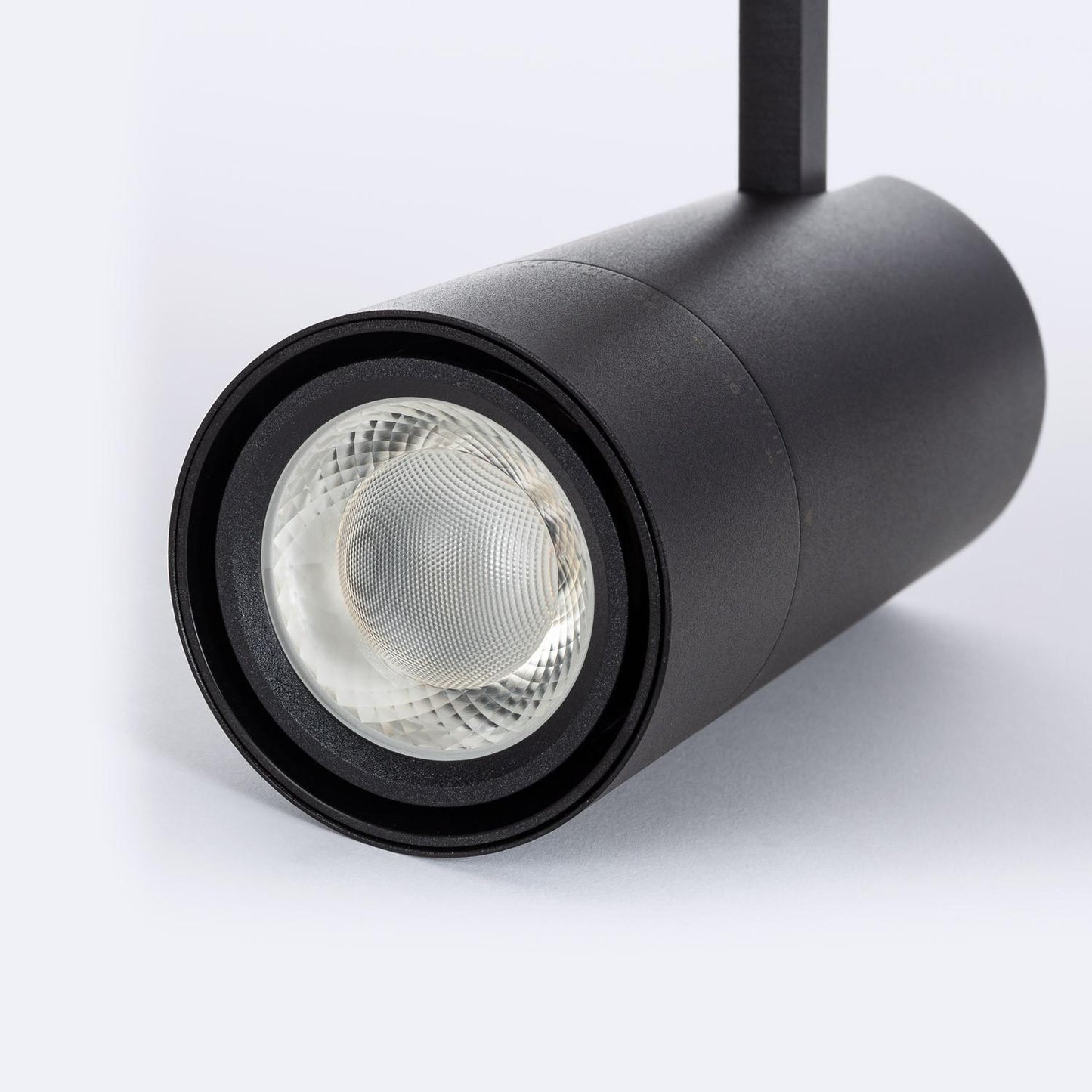 Spot LED sur Rail Triphasé 30W, Orientable, IP20, Noir