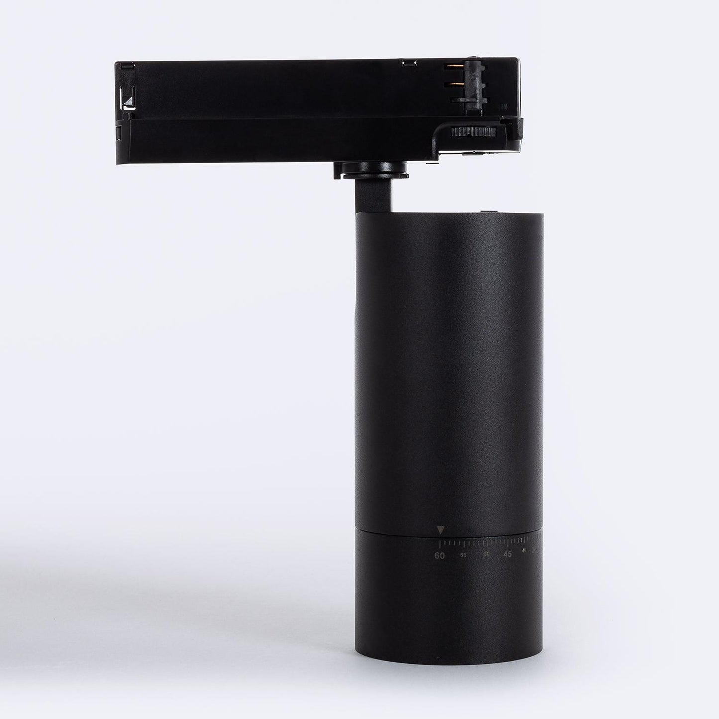 Spot LED sur Rail Triphasé 30W, Orientable, IP20, Noir