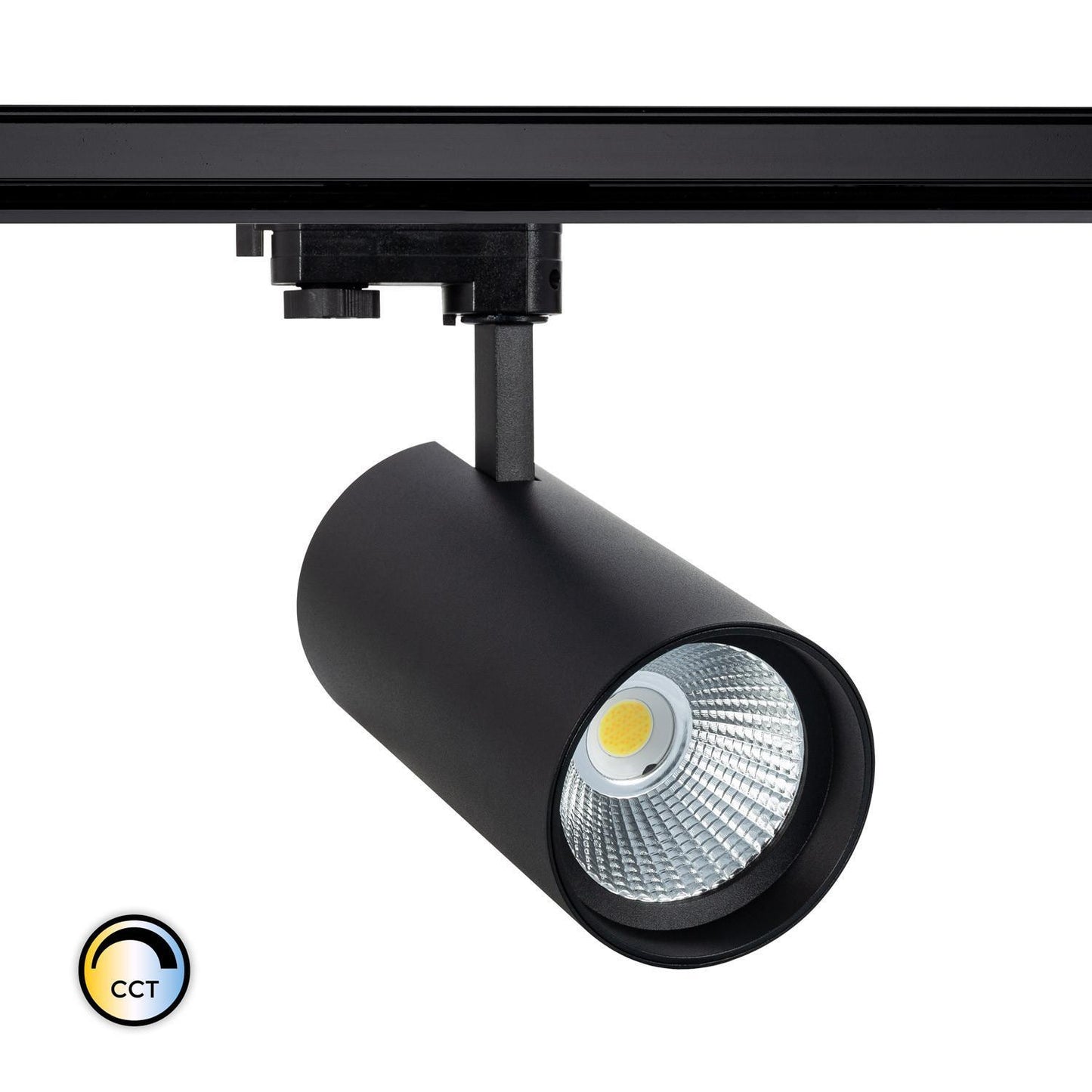 Spot LED sur Rail Triphasé 40W IP20 Noir, 3700 lm, Non-Dimmable