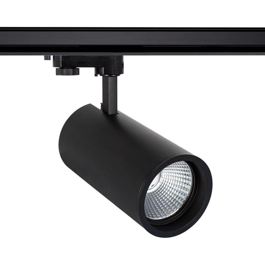 Spot LED sur Rail Triphasé 40W Noir IP20 3200lm