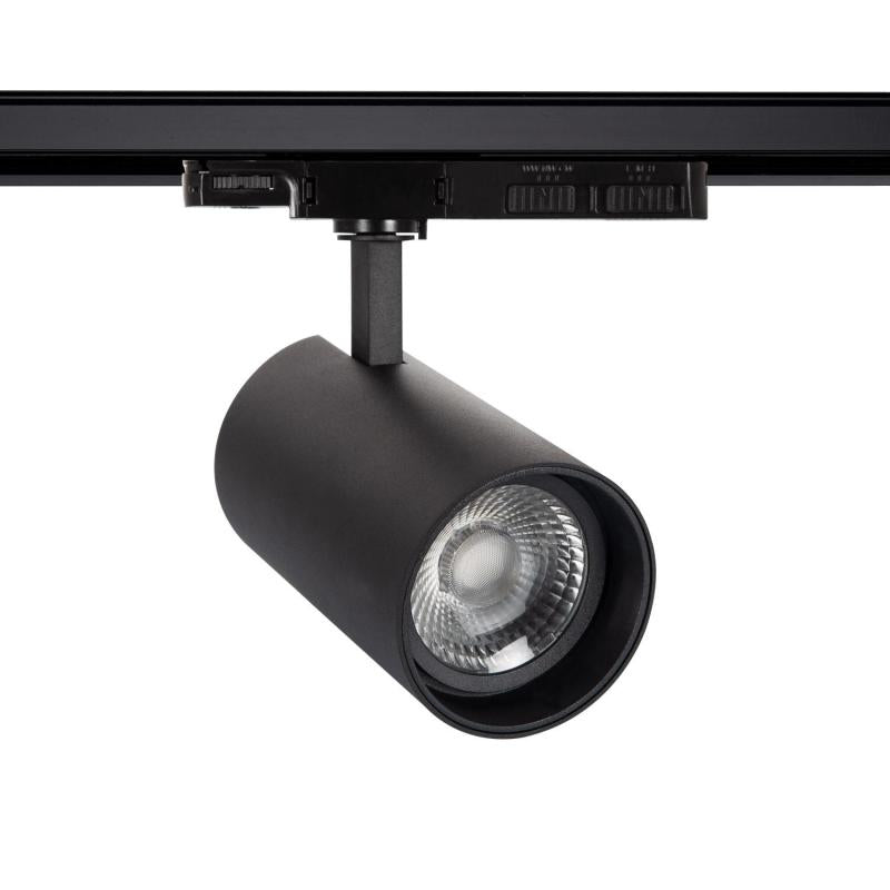 Spot LED sur Rail Triphasé 40W 3500lm IP20 Noir