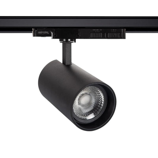 Spot LED sur Rail Triphasé 40W 3500lm IP20 Noir