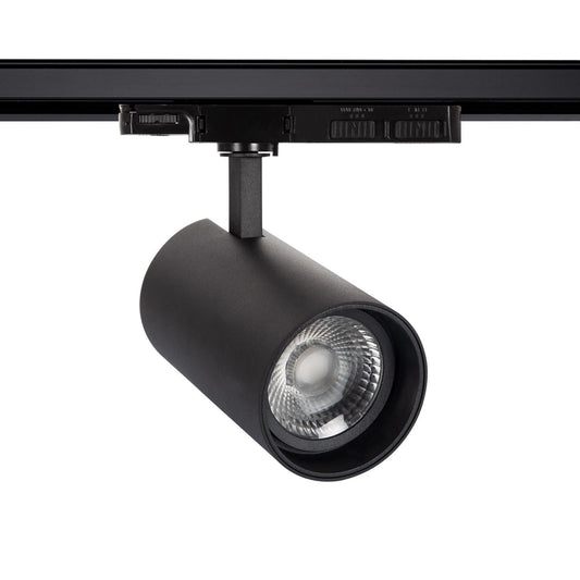 Spot LED sur Rail Triphasé 40W 3500lm IP20 Noir
