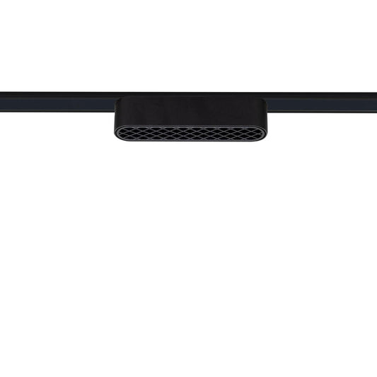 Spot LED sur Rail Magnétique 6W 48V Noir Extra-Plat 120mm IP20