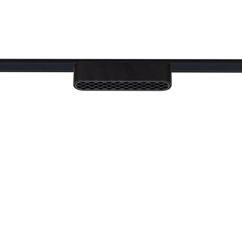 Spot LED sur Rail Magnétique 6W 48V Noir Extra-Plat 120mm IP20