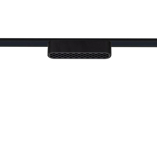 Spot LED sur Rail Magnétique 6W 48V Noir Extra-Plat 120mm IP20