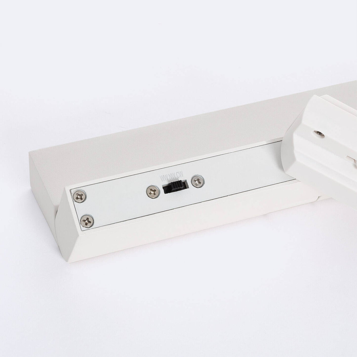 Spot LED sur Rail Monophasé 12W Dimmable, IP20, Orientable, Blanc