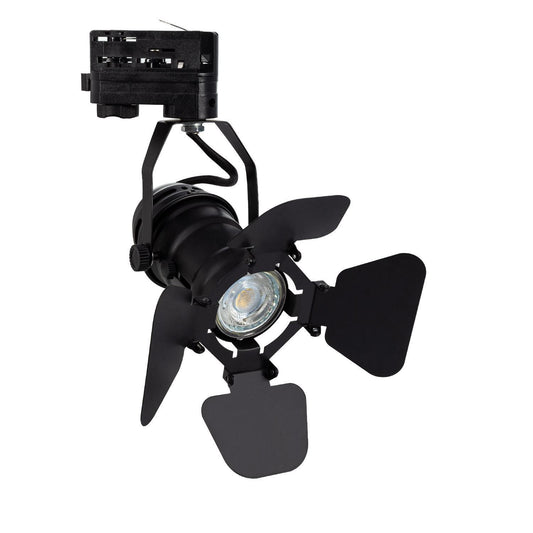 Spot sur Rail Monophasé GU10 Kurangna 10W IP20 Noir