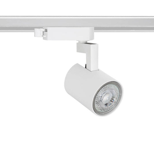 Spot sur Rail Monophasé 40W IP20 Orientable pour Intérieur