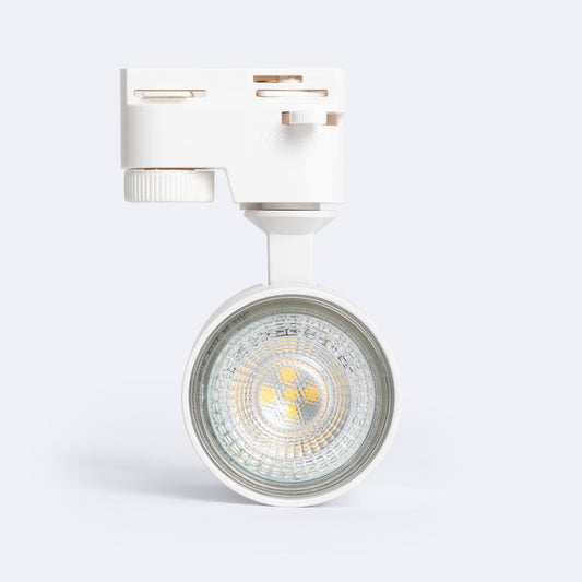 Spot sur Rail Monophasé 40W, IP20, Orientable, Installation Facile