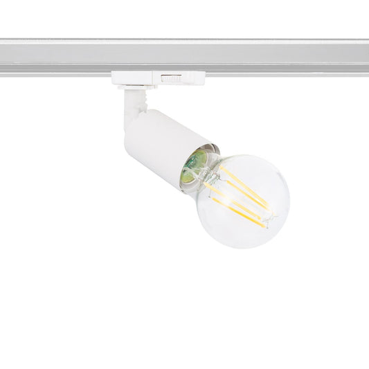 Spot sur Rail Triphasé Oasis E27, 25W, IP20, Installation Facile