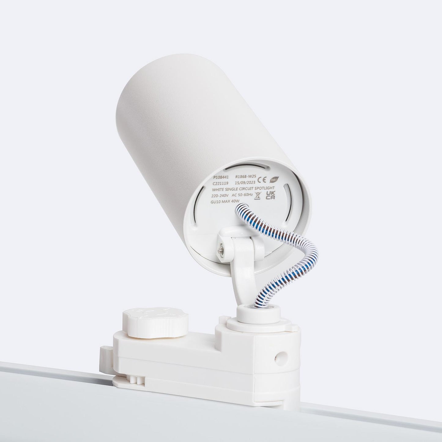Spot sur Rail Triphasé Tika 40W IP20 Orientable