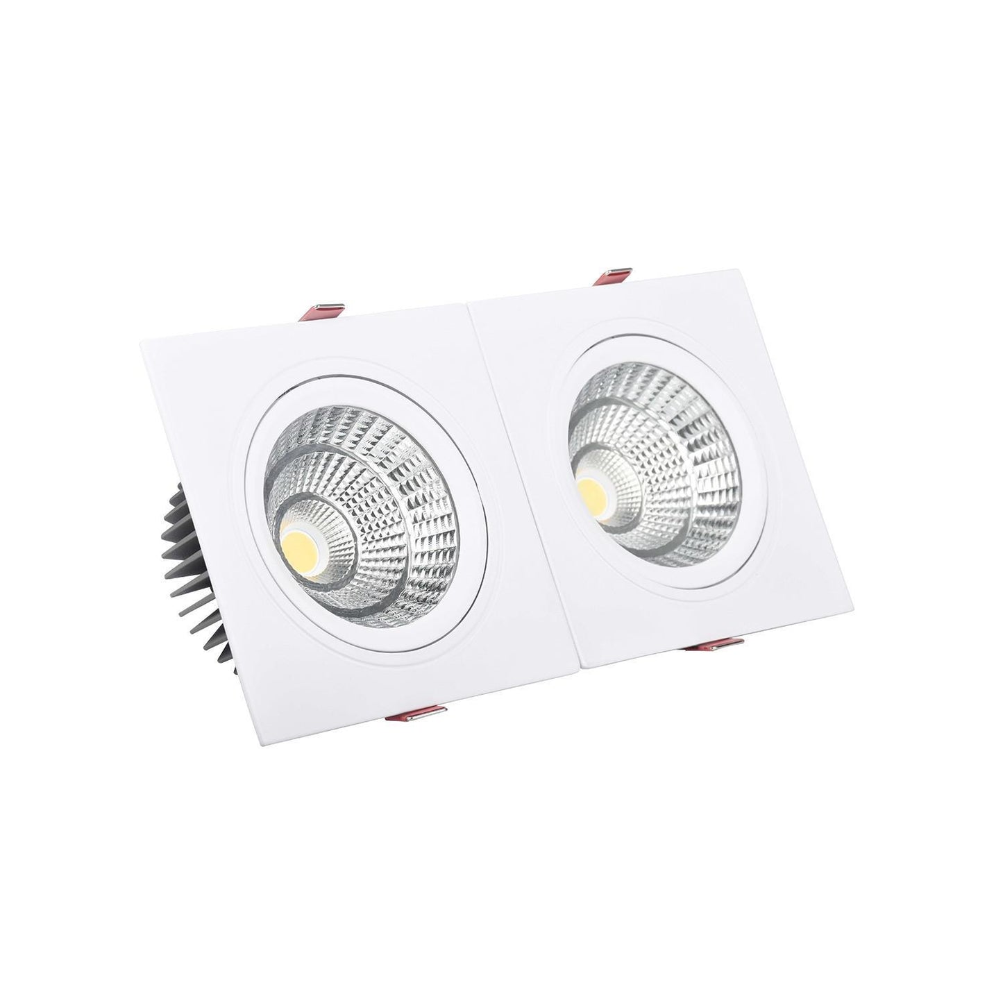 Spot Downlight LED Rectangulaire 10W, IP20, Installation Encastrée