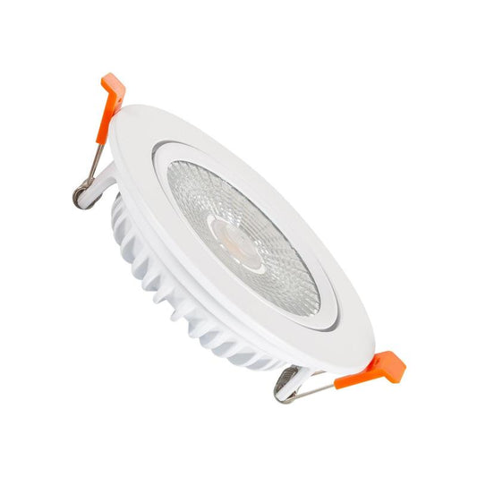 Spot LED Downlight 15W Rond Orientable Encastré Blanc CRI90 IP20