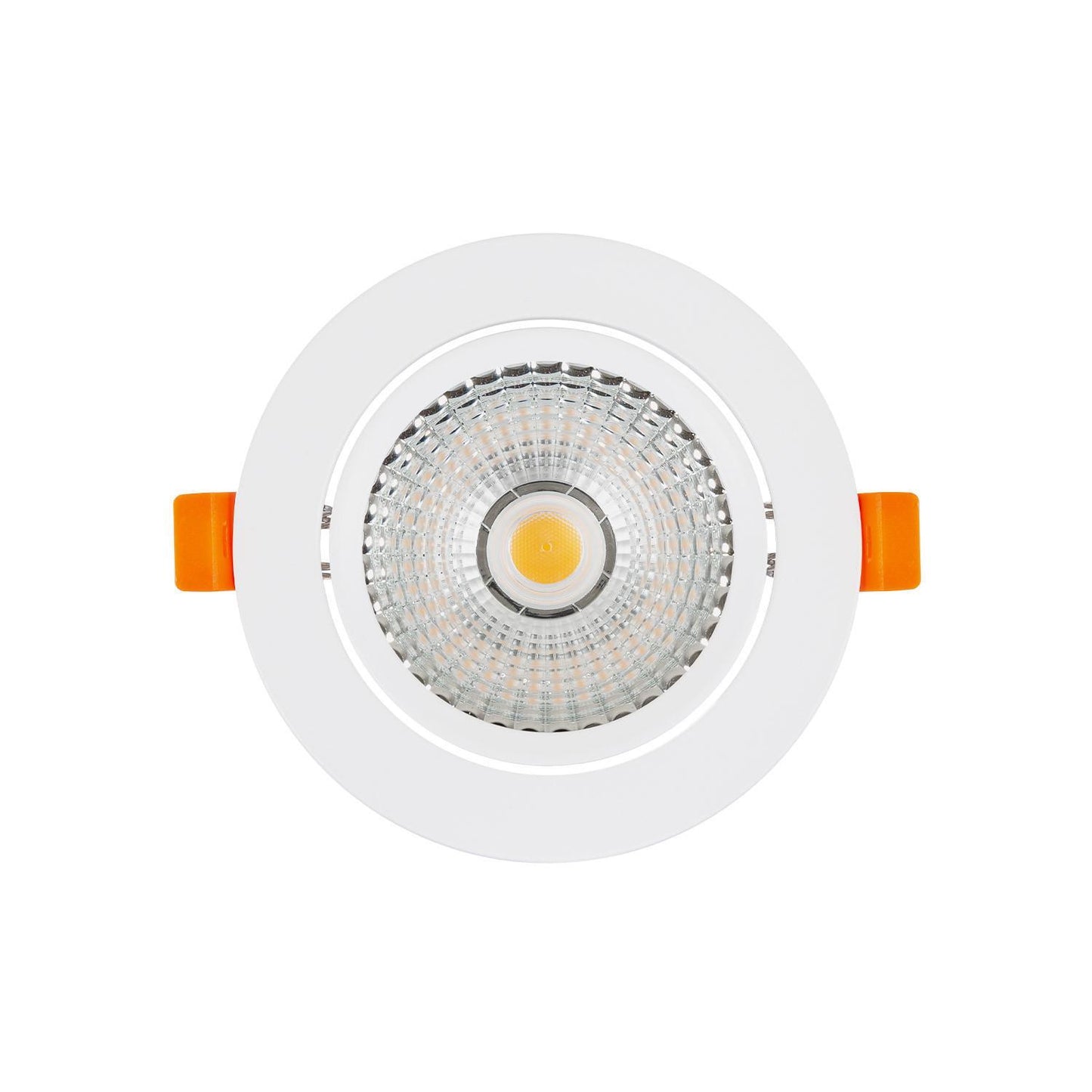 Spot LED Downlight 15W Rond Orientable Encastré Blanc CRI90 IP20