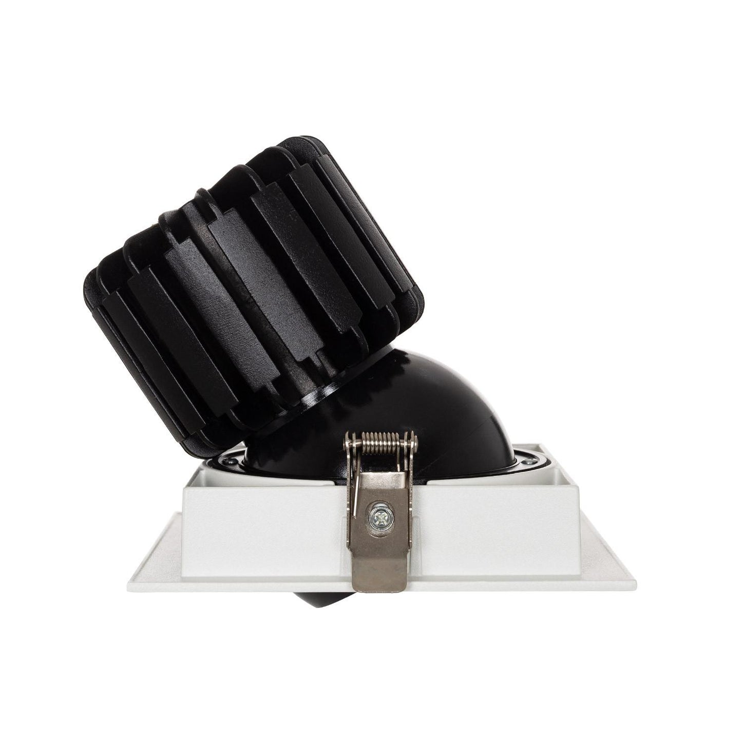 Spot LED Downlight COB Carré 18W IP40 Orientable 360º, Installation Encastrée