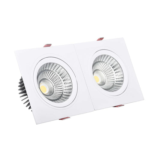 Spot Downlight LED 30W Rectangulaire Encastré IP20 2700lm
