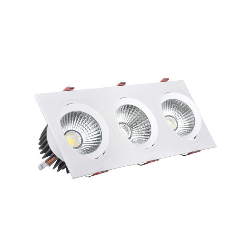 Spot Downlight LED 30W Rectangulaire Encastré IP20 2700lm