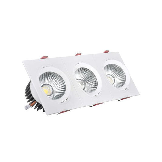 Spot Downlight LED 30W Rectangulaire Encastré IP20 2700lm