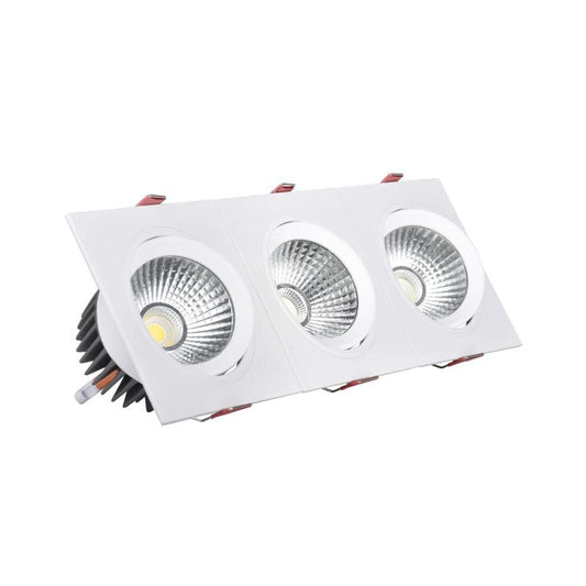 Spot Downlight LED Rectangulaire 45W, 400x120 mm, IP20, Non Dimmable