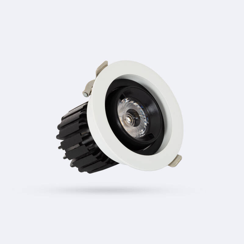 Spot LED Downlight COB 7W Orientable 360º UGR19 CRI90 IP40 Ø 80mm