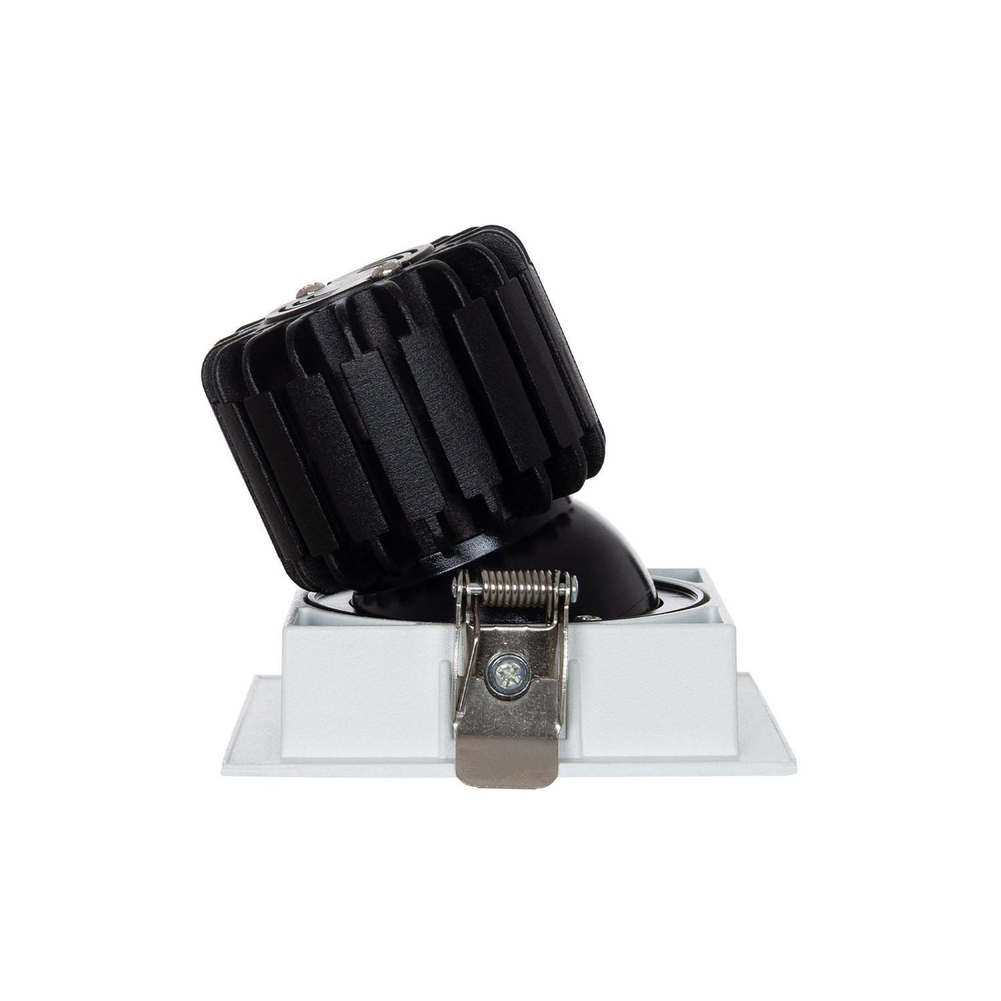 Spot LED Downlight Carré 7W Orientable, IP40, Installation Encastrée