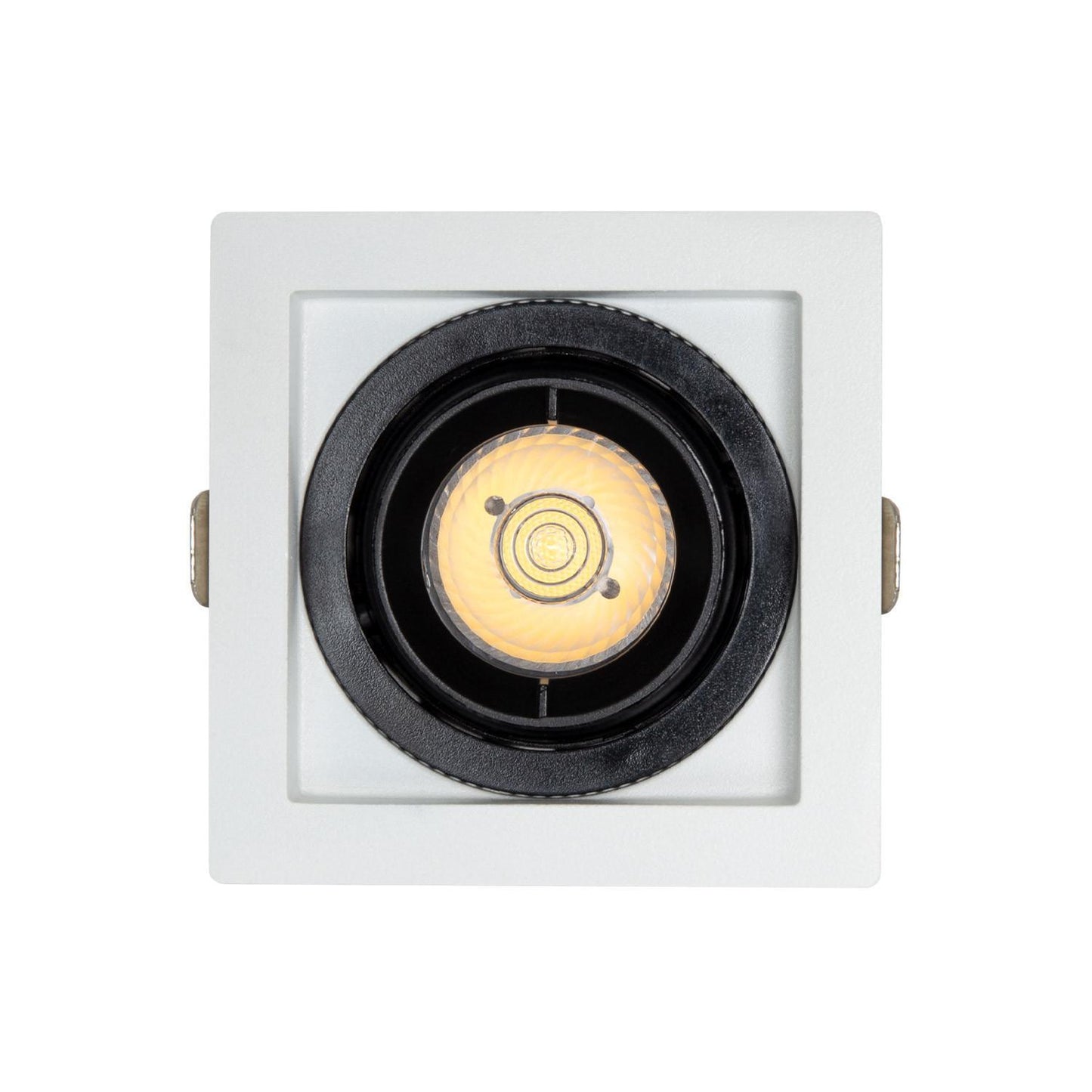 Spot LED Downlight Carré 7W Orientable, IP40, Installation Encastrée