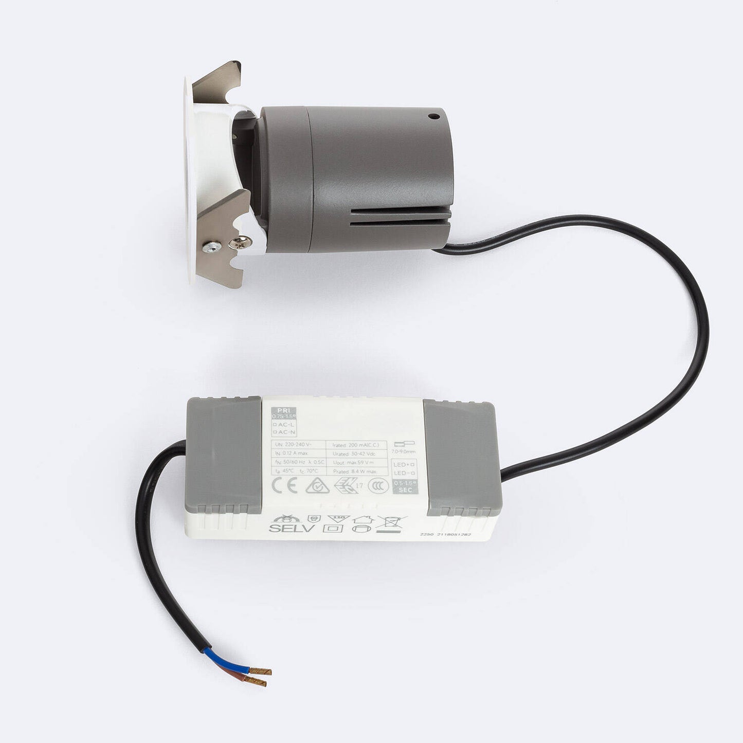Spot Downlight LED 9W Encastrable Circulaire IP20 pour Intérieur
