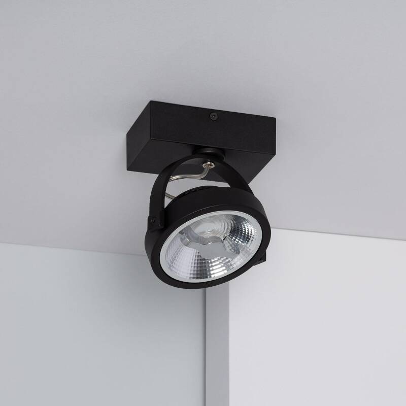 Spot LED Orientable 15W AR111 Dimmable Noir