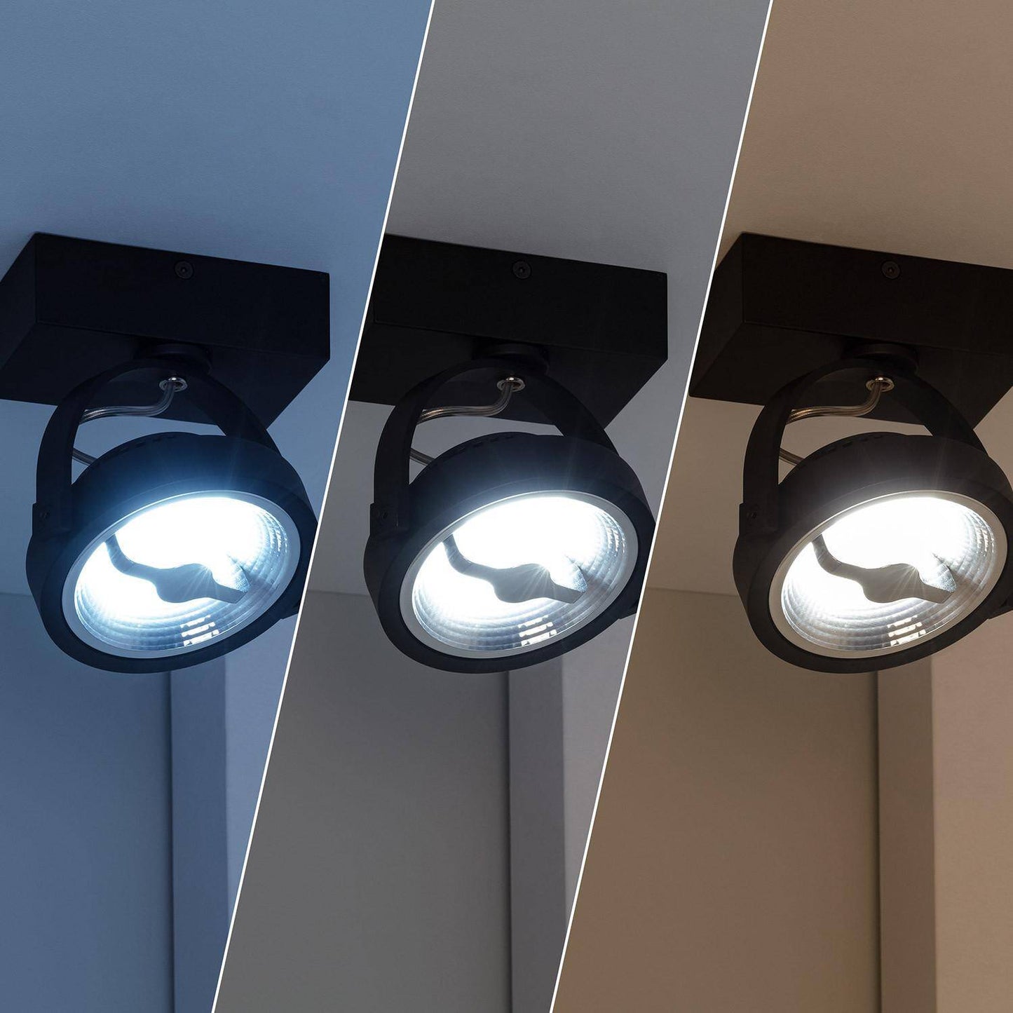 Spot LED Orientable 15W AR111 Dimmable Noir