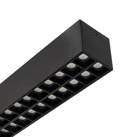 Spot LED Linéaire Optic 32W 270mm IP20 Noir en Saillie