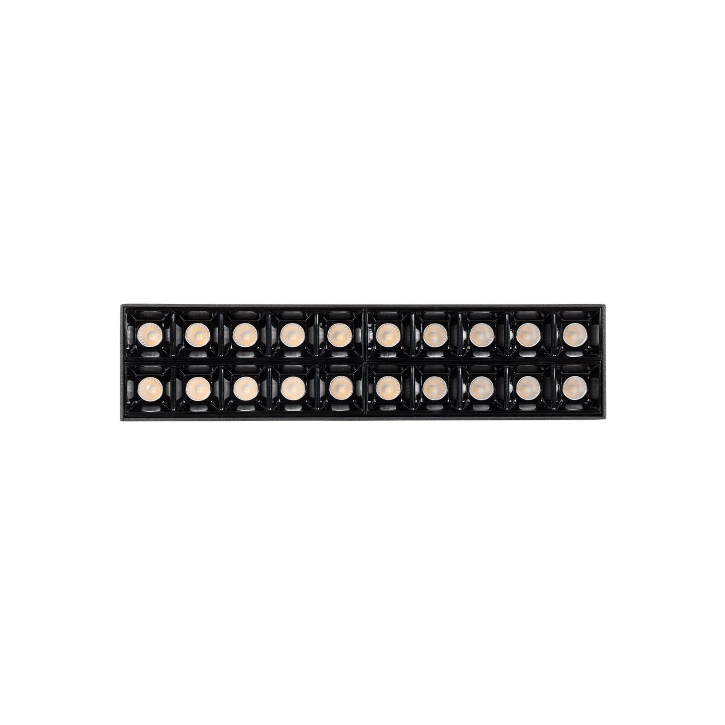 Spot LED Linéaire Optic 32W 270mm IP20 Noir en Saillie